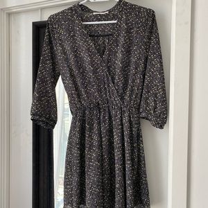 Mini dress elastic waist